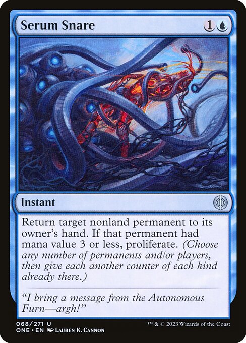 Serum Snare — art by Lauren K. Cannon