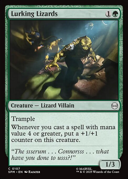 Lurking Lizards — art by Rafater