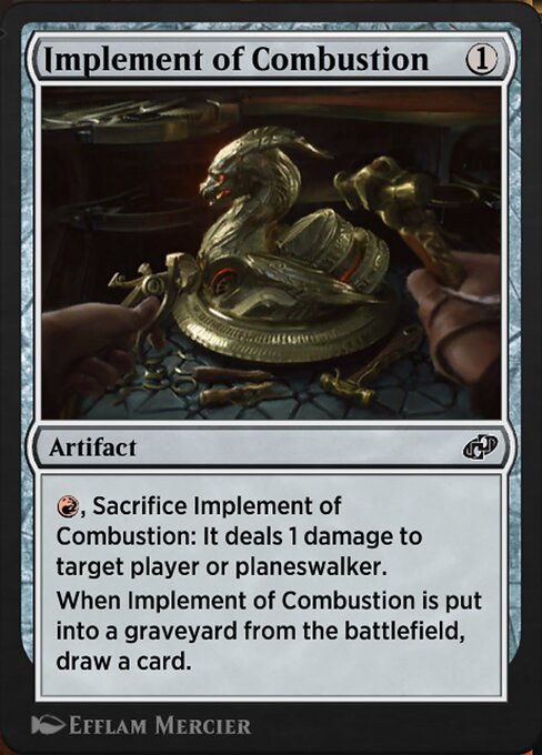 Implement of Combustion — art by Enora Mercier