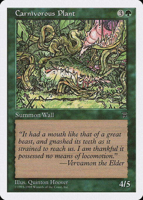 Carnivorous Plant — art by Quinton Hoover