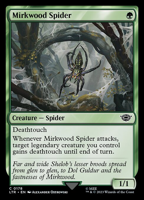 Mirkwood Spider — art by Alexander Ostrowski