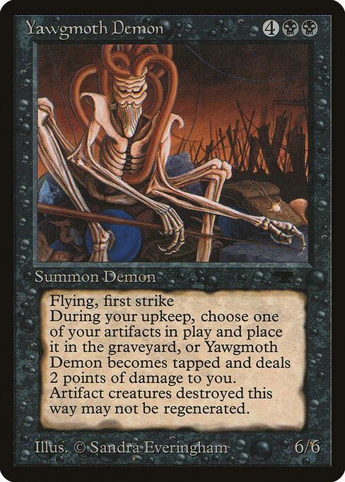 Yawgmoth Demon — art by Sandra Everingham