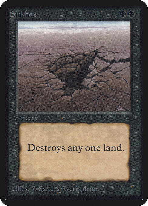 Sinkhole — art by Sandra Everingham