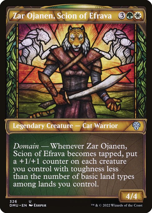 Zar Ojanen, Scion of Efrava — art by Eshpur
