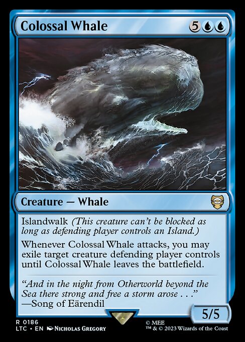 Colossal Whale — art by Nicholas Gregory