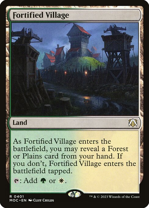 Fortified Village — art by Cliff Childs