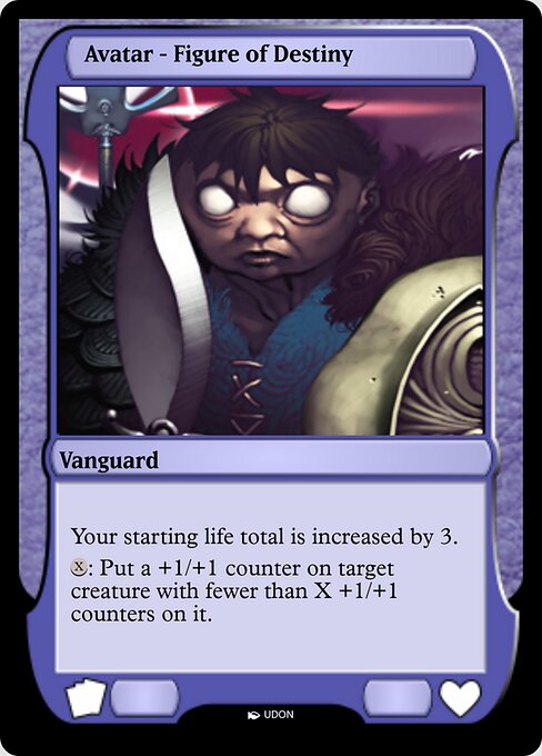 Figure of Destiny Avatar — art by UDON