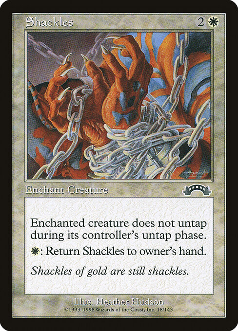 Shackles — art by Heather Hudson