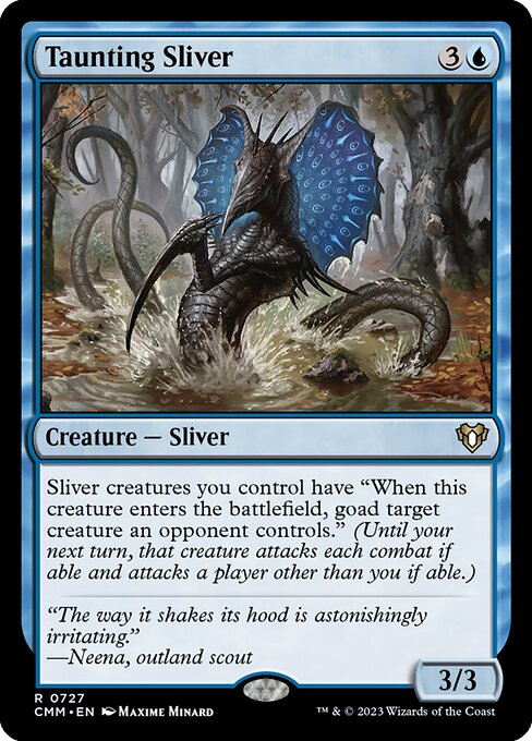 Taunting Sliver — art by Maxime Minard