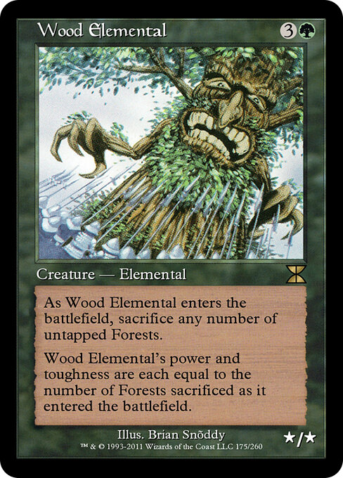 Wood Elemental — art by Brian Snõddy