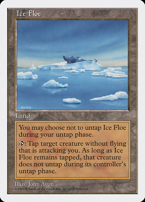 Ice Floe — art by John Avon
