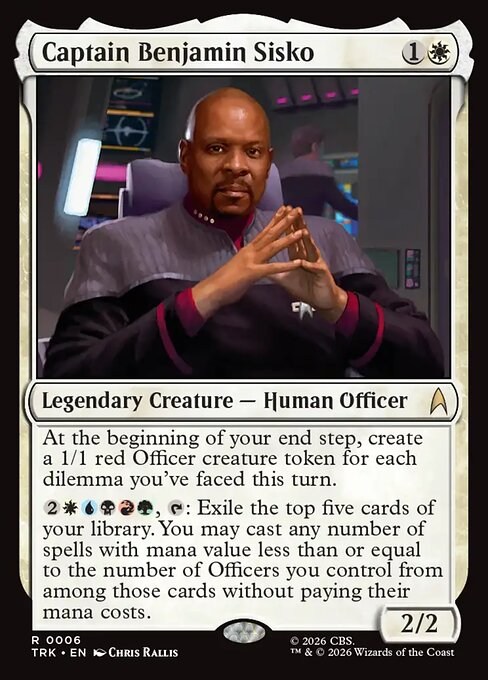 Captain Benjamin Sisko — art by Chris Rallis