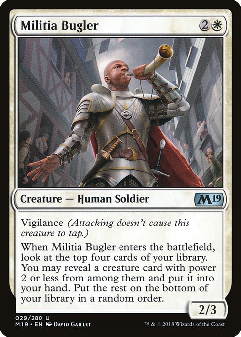 Militia Bugler — art by David Gaillet