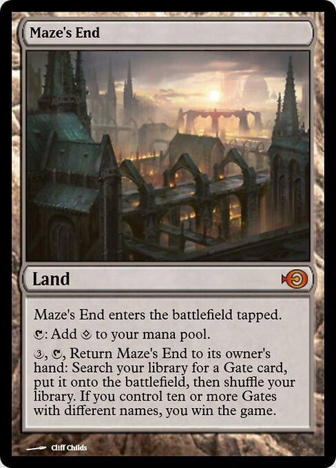 Maze's End — art by Cliff Childs