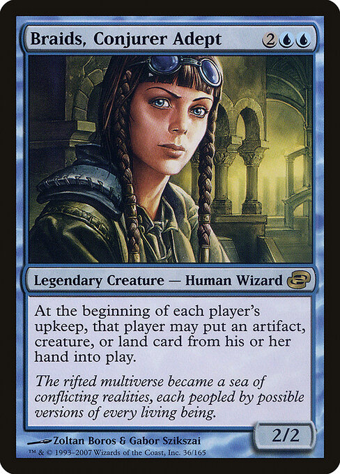Braids, Conjurer Adept — art by Zoltan Boros & Gabor Szikszai