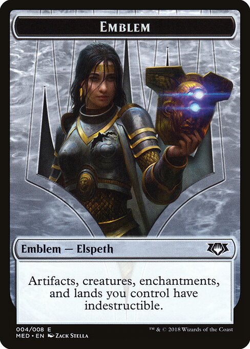 Elspeth, Knight-Errant Emblem — art by Zack Stella