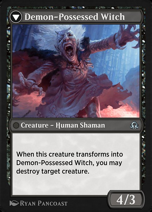 Kindly Stranger // Demon-Possessed Witch — art by Ryan Pancoast