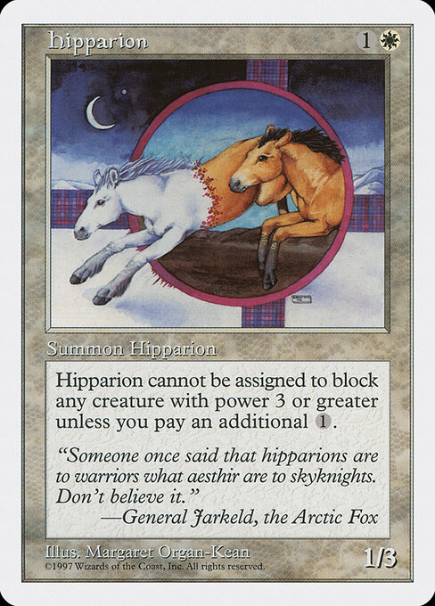 Hipparion — art by Margaret Organ-Kean