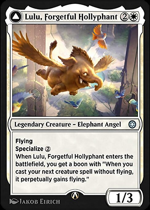 Lulu, Forgetful Hollyphant — art by Jakob Eirich