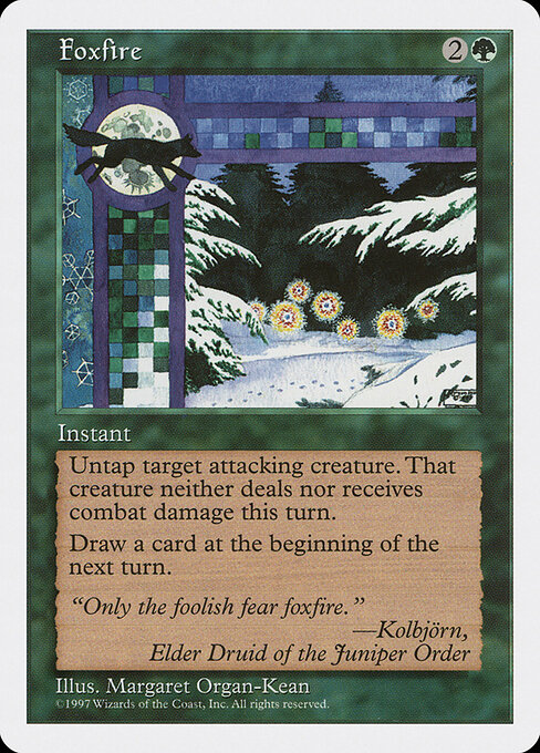 Foxfire — art by Margaret Organ-Kean