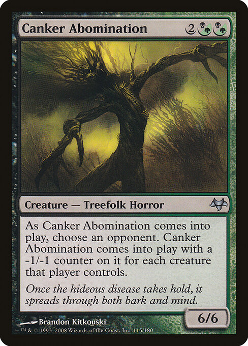 Canker Abomination — art by Brandon Kitkouski