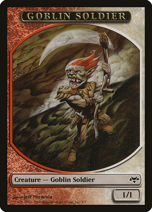 Goblin Soldier — art by Jeff Miracola