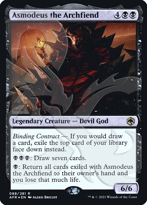 Asmodeus the Archfiend — art by Aleksi Briclot