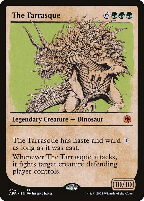 The Tarrasque — art by Justine Jones