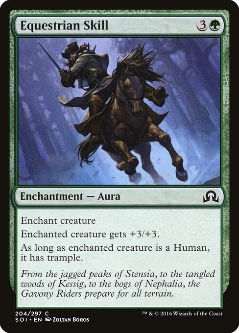 Equestrian Skill — art by Zoltan Boros