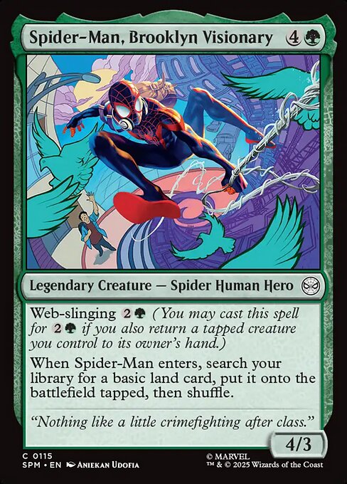 Spider-Man, Brooklyn Visionary — art by Aniekan Udofia