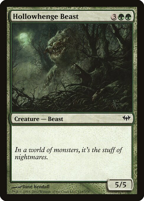 Hollowhenge Beast — art by Dave Kendall