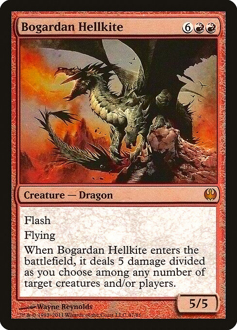 Bogardan Hellkite — art by Wayne Reynolds