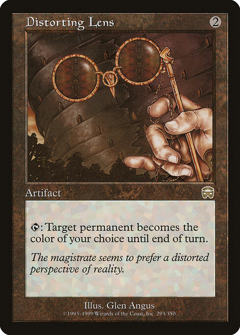 Distorting Lens — art by Glen Angus