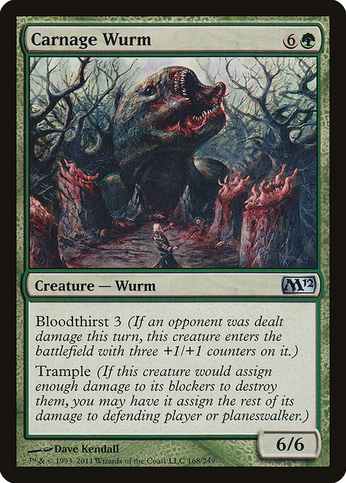 Carnage Wurm — art by Dave Kendall