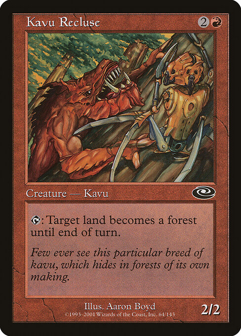 Kavu Recluse — art by Aaron Boyd
