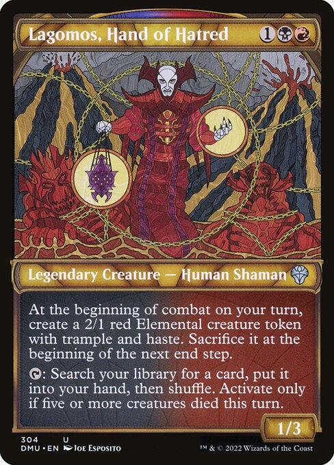Lagomos, Hand of Hatred — art by Joe Esposito