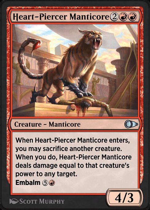 Heart-Piercer Manticore — art by Scott Murphy
