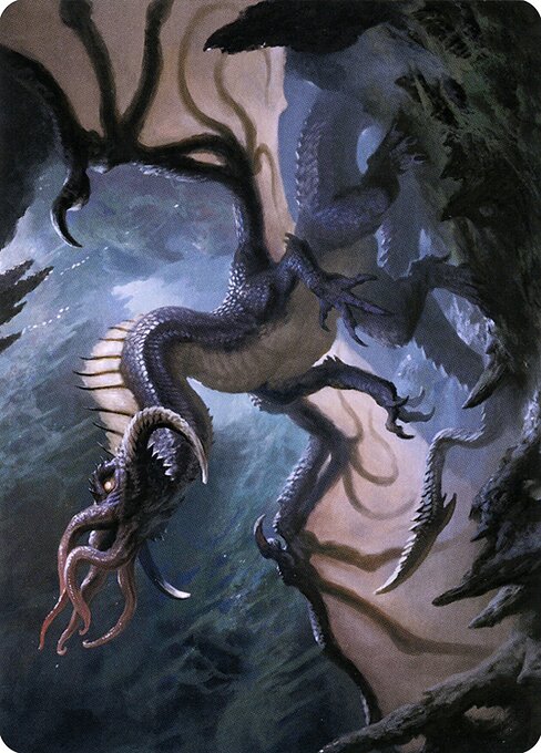 Brainstealer Dragon // Brainstealer Dragon — art by Brent Hollowell