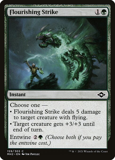 Flourishing Strike — art by Jim Pavelec