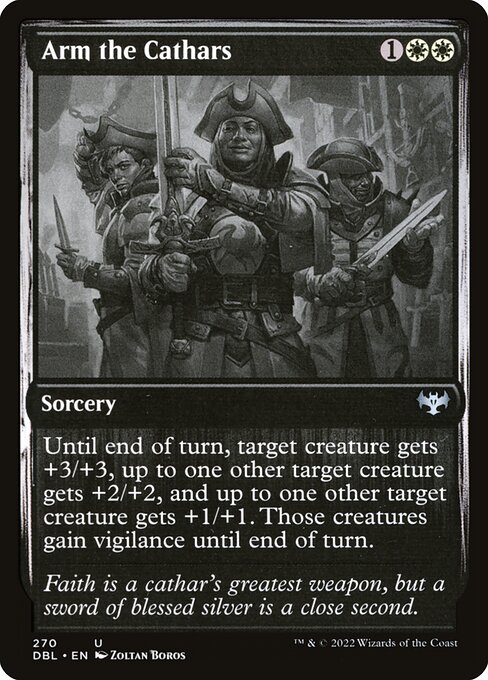Arm the Cathars — art by Zoltan Boros