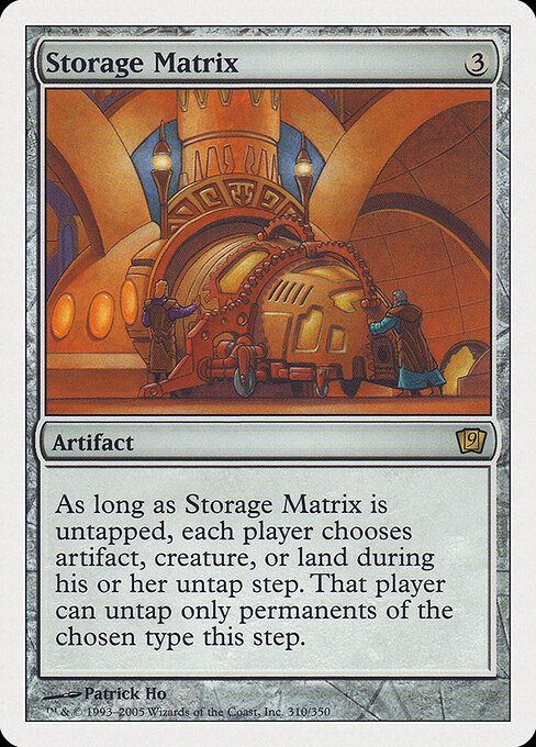 Storage Matrix — art by Patrick Ho