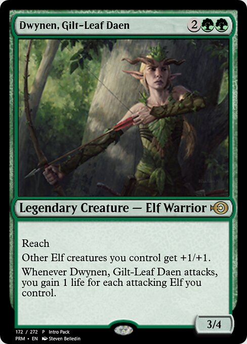 Dwynen, Gilt-Leaf Daen — art by Steven Belledin