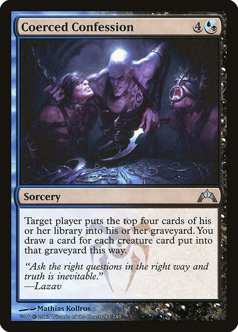 Coerced Confession — art by Mathias Kollros