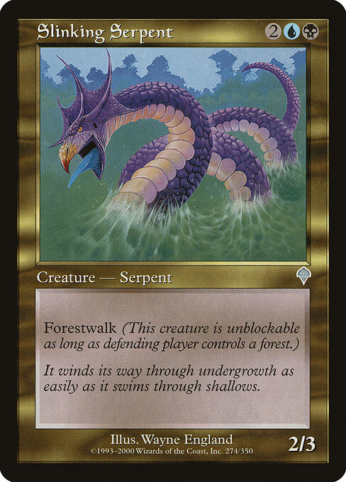 Slinking Serpent — art by Wayne England