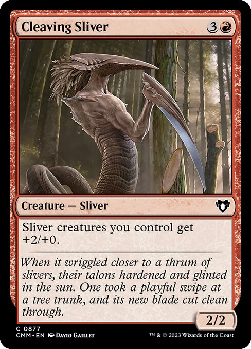 Cleaving Sliver — art by David Gaillet