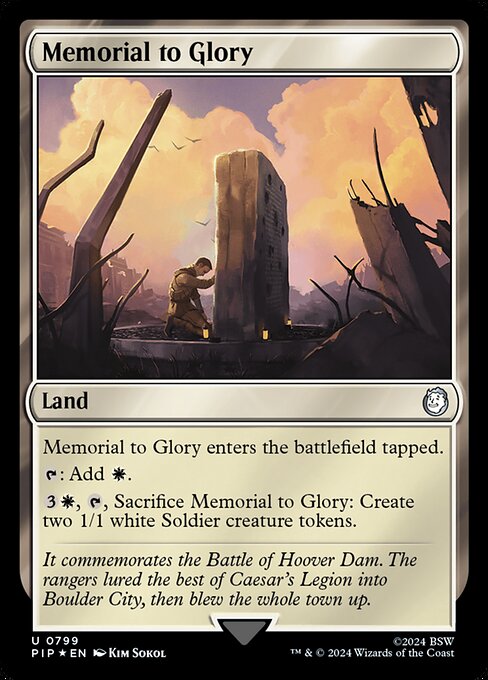 Memorial to Glory — art by Kim Sokol