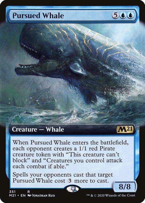 Pursued Whale — art by Jonathan Kuo