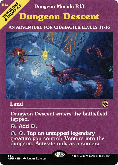 Dungeon Descent — art by Ralph Horsley