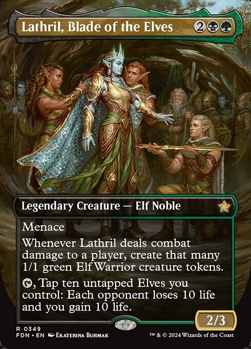 Lathril, Blade of the Elves — art by Ekaterina Burmak