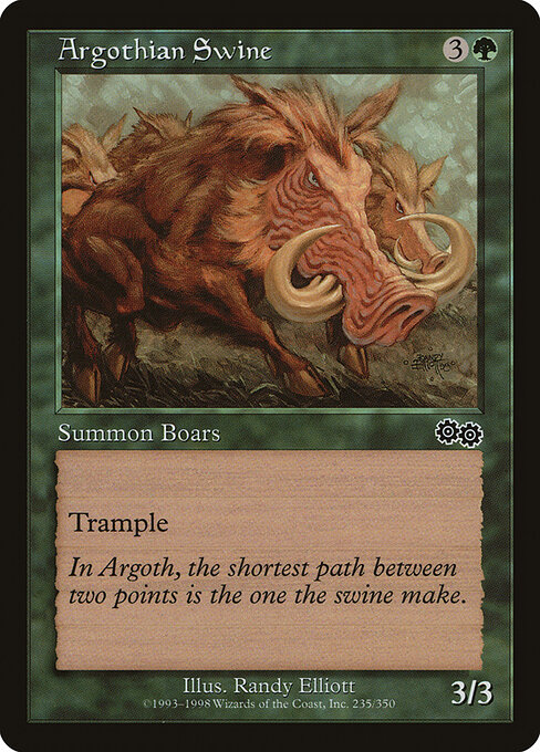 Argothian Swine — art by Randy Elliott